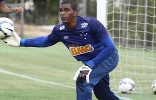 Treino desta segunda-feira na Toca da Raposa II. Jogadores do Cruzeiro se prepararam para enfrentar o Santos, na quarta-feira, no Mineiro, no jogo de ida das quartas de final da Copa do Brasil