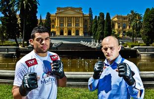 Estrelas divulgam segundo UFC em Barueri - Renan Baro e Mitch Gagnon