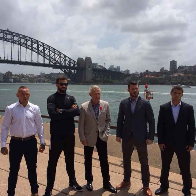 Fotos da semana do UFC em Sydney