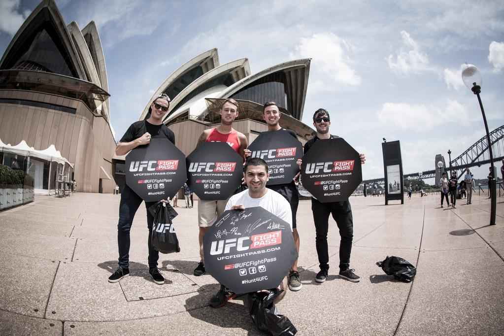 Fotos da semana do UFC em Sydney