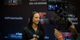 Fotos do dia de entrevistas do UFC em Uberlndia - Estreante Nina Ansaroff