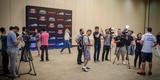 Fotos do dia de entrevistas do UFC em Uberlndia 