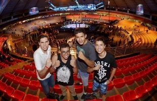Fotos da chegada do pblico ao UFC Uberlndia