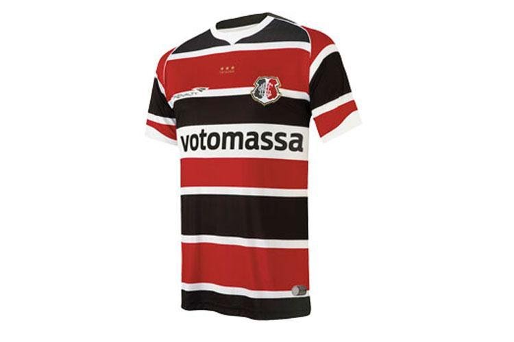 Camisa nmero 1 do Santa Cruz, assinada pela Penalty