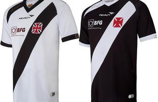 Camisas do Vasco, assinadas pela Penalty em 2013. Clube no renovou contrato com a empresa de material esportivo