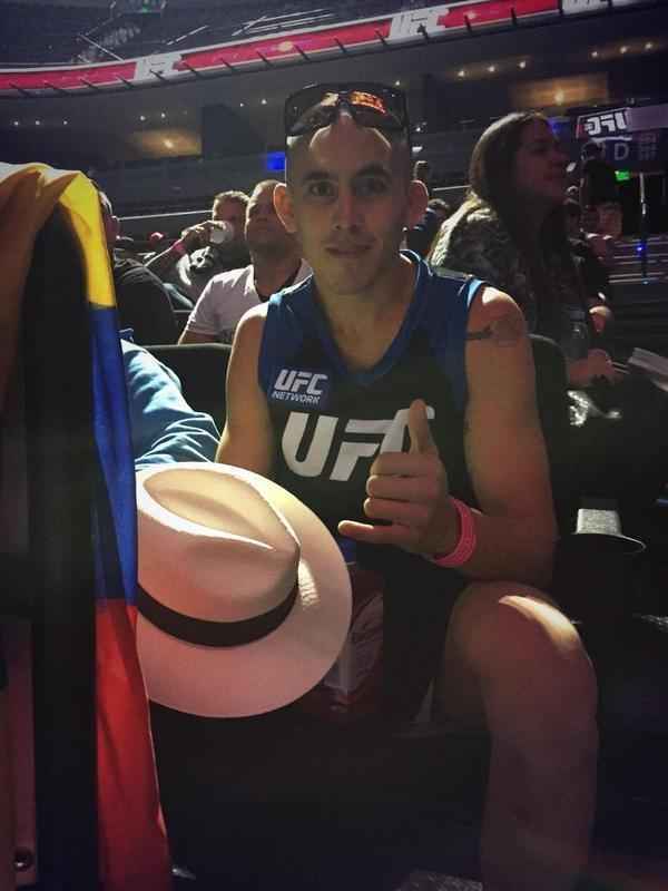 Imagens da pesagem e o evento pr-pesagem do UFC 180 - Marlon Vera, equatoriano que estreia no UFC