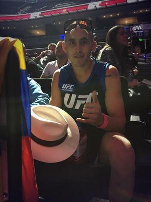 Imagens da pesagem e o evento pré-pesagem do UFC 180 - Marlon Vera, equatoriano que estreia no UFC