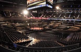 Fotos das lutas e bastidores do UFC 180, na Cidade do Mxico - Arena Cidade do Mxico ainda vazia
