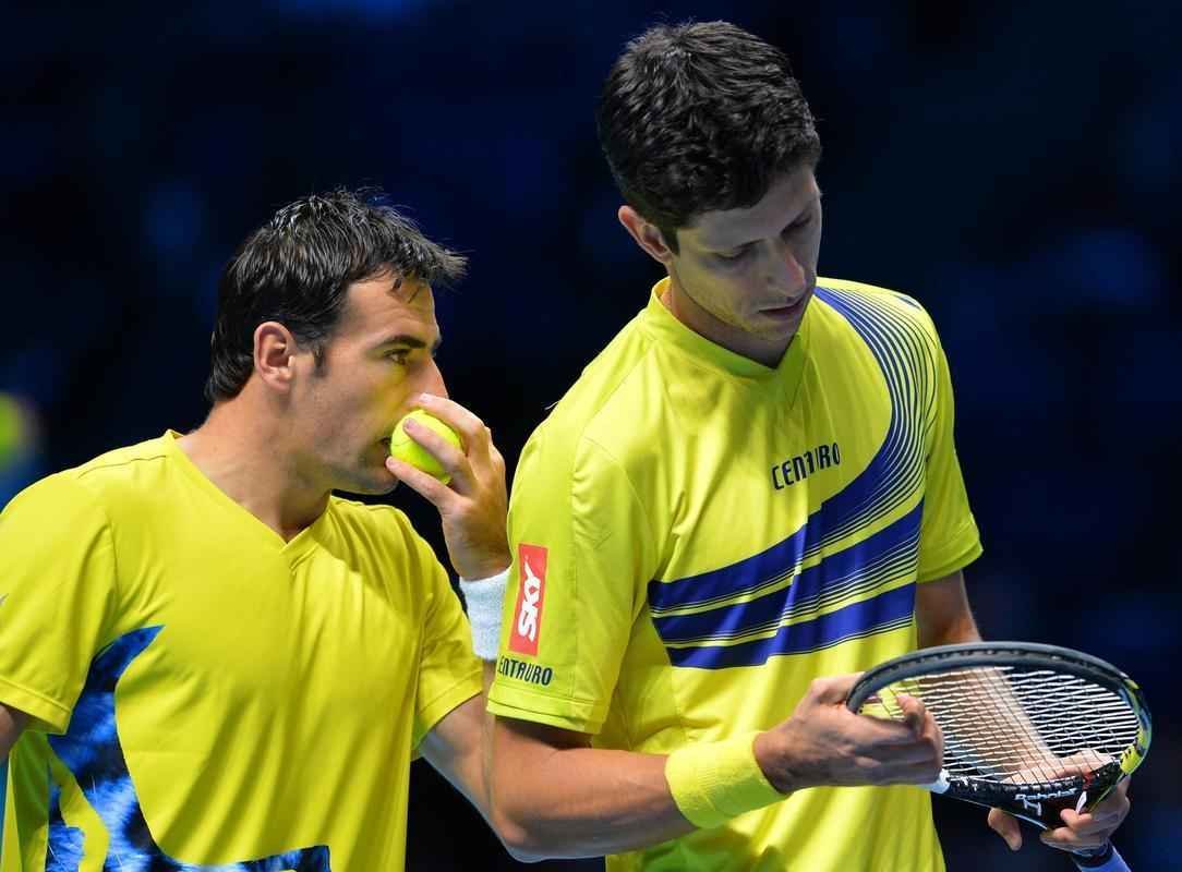 Imagens da grande deciso entre o mineiro Marcelo Melo e o croata Dodig contra os irmos Bob e Mike Bryan