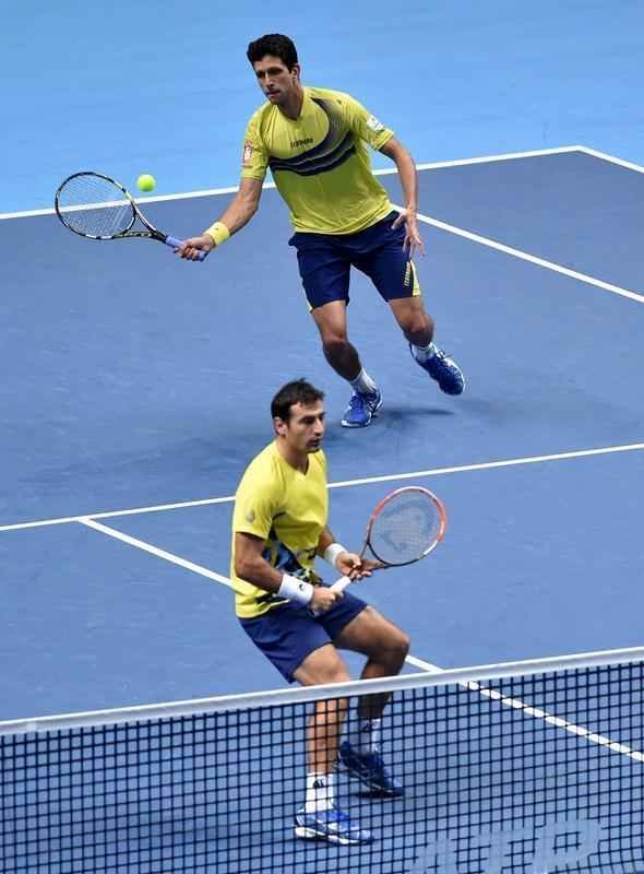 Imagens da grande deciso entre o mineiro Marcelo Melo e o croata Dodig contra os irmos Bob e Mike Bryan