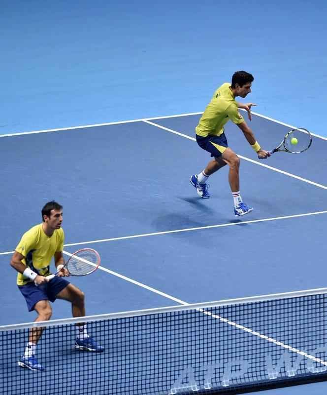 Imagens da grande deciso entre o mineiro Marcelo Melo e o croata Dodig contra os irmos Bob e Mike Bryan