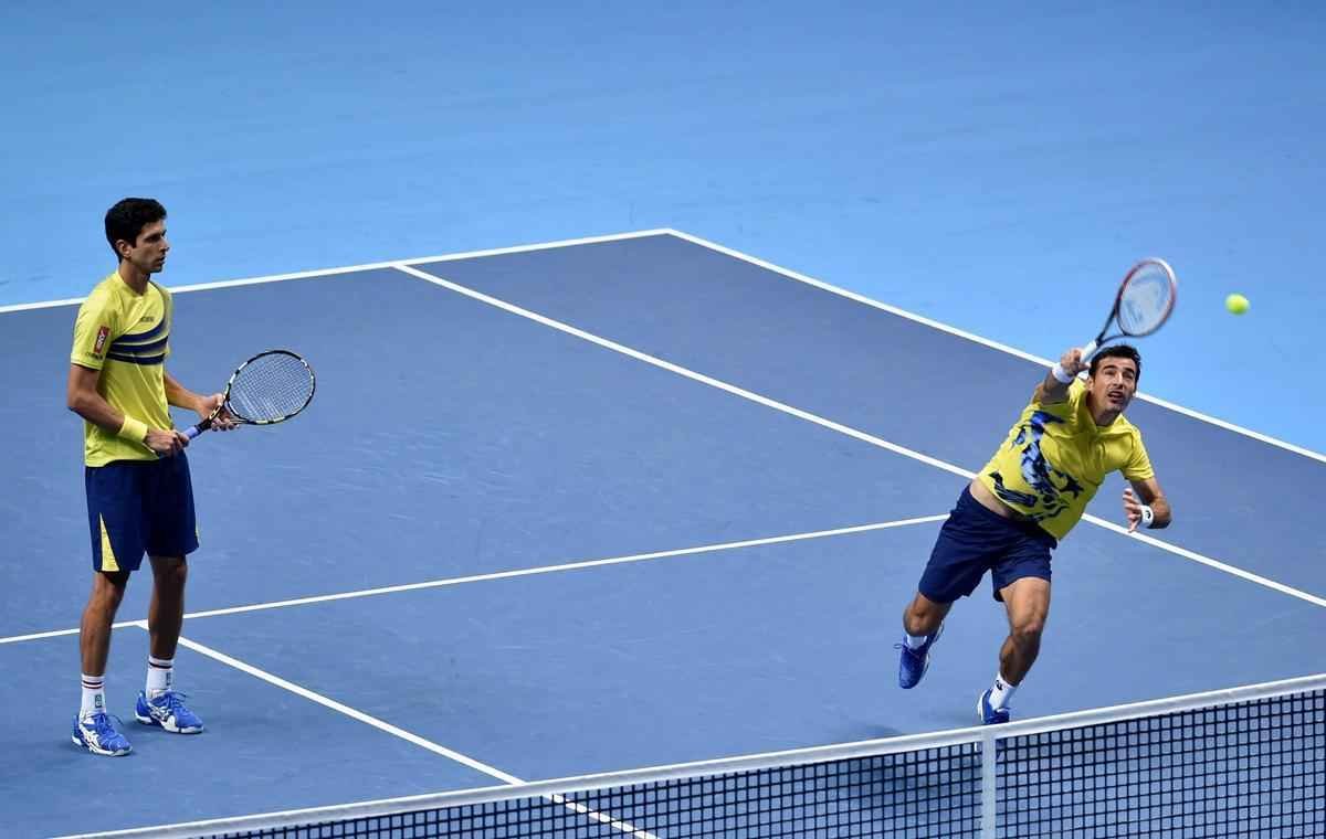 Imagens da grande deciso entre o mineiro Marcelo Melo e o croata Dodig contra os irmos Bob e Mike Bryan