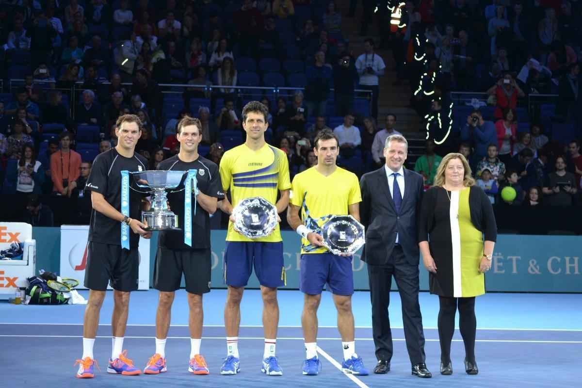 Imagens da grande deciso entre o mineiro Marcelo Melo e o croata Dodig contra os irmos Bob e Mike Bryan
