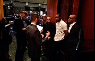 Encaradas do UFC the Time is Now, coletiva em Las Vegas - Astros reunidos antes da entrevista
