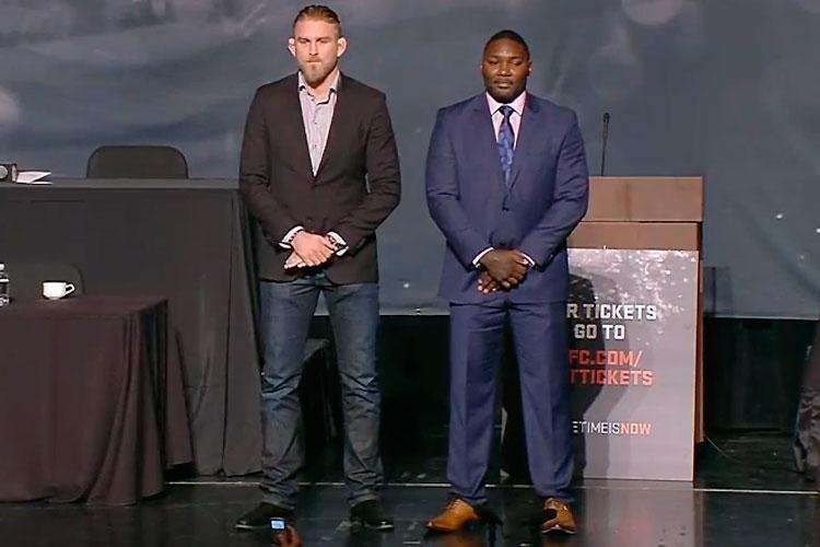 Encaradas do UFC the Time is Now, coletiva em Las Vegas - Alexander Gustafsson x Anthony Johnson