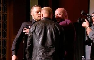 Encaradas do UFC the Time is Now, coletiva em Las Vegas -  Conor McGregor x Dennis Siver