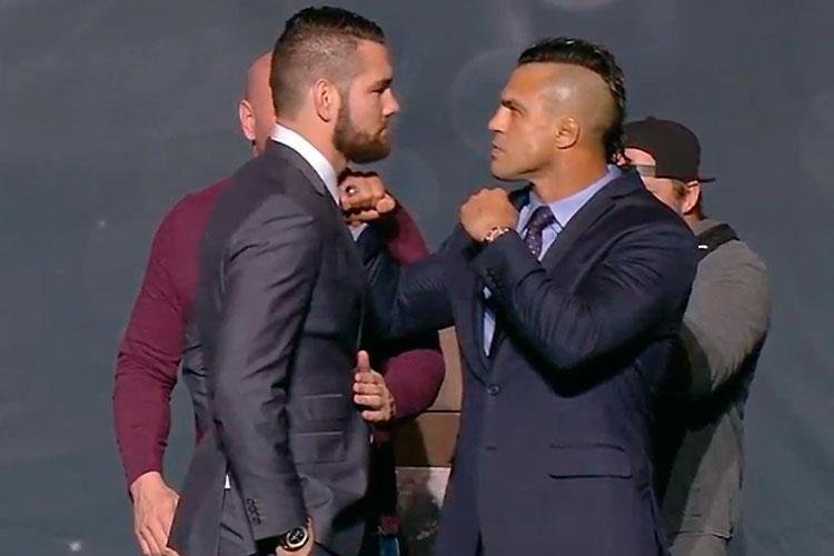 Encaradas do UFC the Time is Now, coletiva em Las Vegas - Chris Weidman x Vitor Belfort