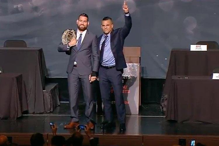 Encaradas do UFC the Time is Now, coletiva em Las Vegas - Chris Weidman x Vitor Belfort