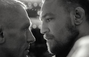 Encaradas do UFC the Time is Now, coletiva em Las Vegas - Dennis Siver e Conor McGregor