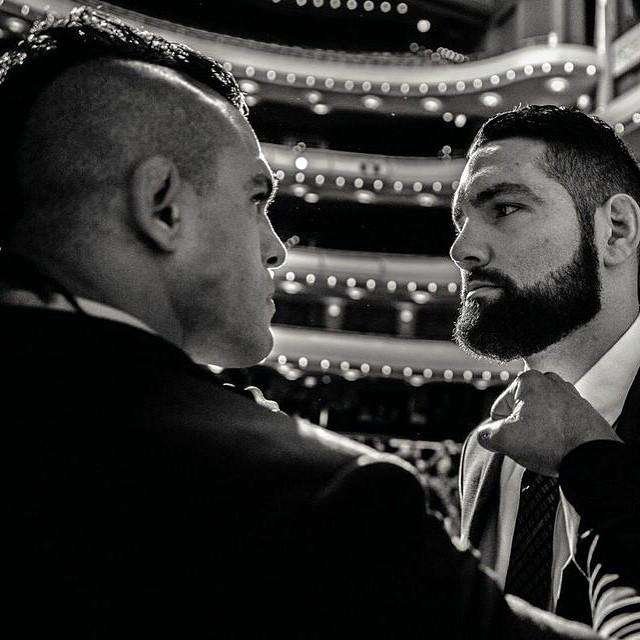 Encaradas do UFC the Time is Now, coletiva em Las Vegas - Chris Weidman e Vitor Belfort