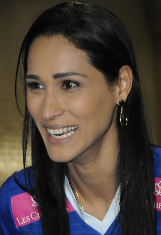 Apresentao da ponteira Jaqueline ao Minas Tnis Clube