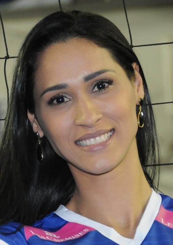 Apresentao da ponteira Jaqueline ao Minas Tnis Clube