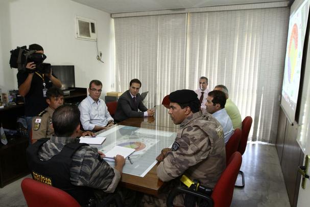 Reunio da sede do CPE teve presena da Polcia Militar, representantes de Atltico, Cruzeiro e Minas Arena