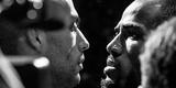 Imagens das encaradas na pesagem do UFC Fight Night 57 - Edson Barboza e Bobby Green