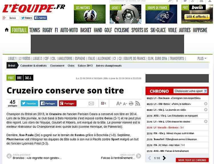 'L'Equipe', da Frana