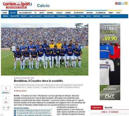 'Corriere dello Sport', da Itália