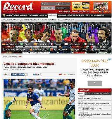 'Record', de Portugal