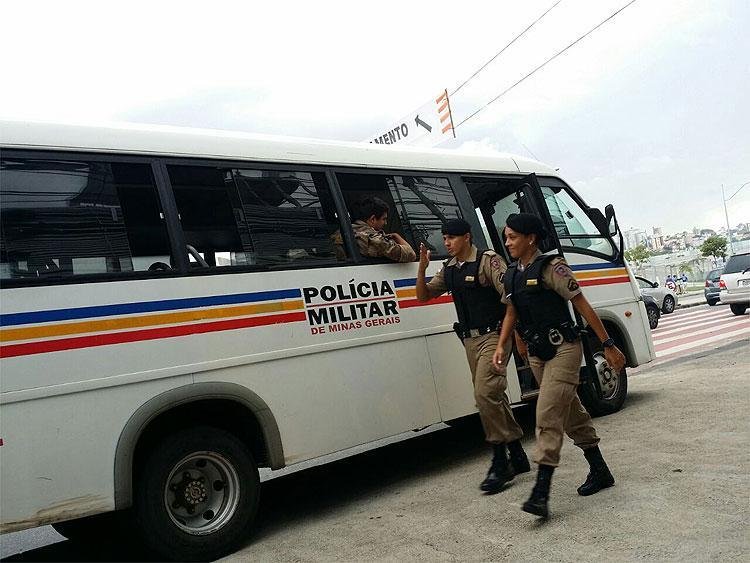 PM nas ruas de Belo Horizonte