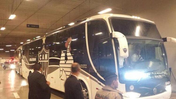 Imagens da chegada do Atltico ao Mineiro