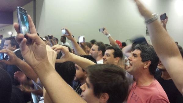 Imagens da chegada do Atltico ao Mineiro