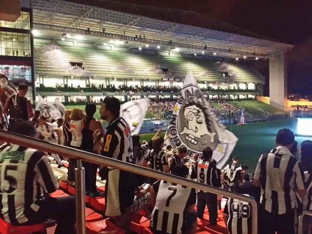 Torcedores do Galo foram ao Independncia acompanhar a deciso da Copa do Brasil