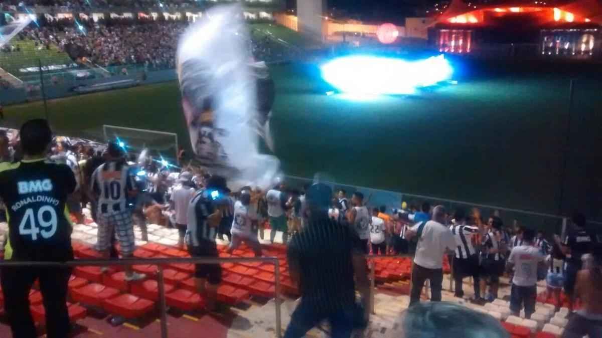 Torcedores do Galo foram ao Independncia acompanhar a deciso da Copa do Brasil