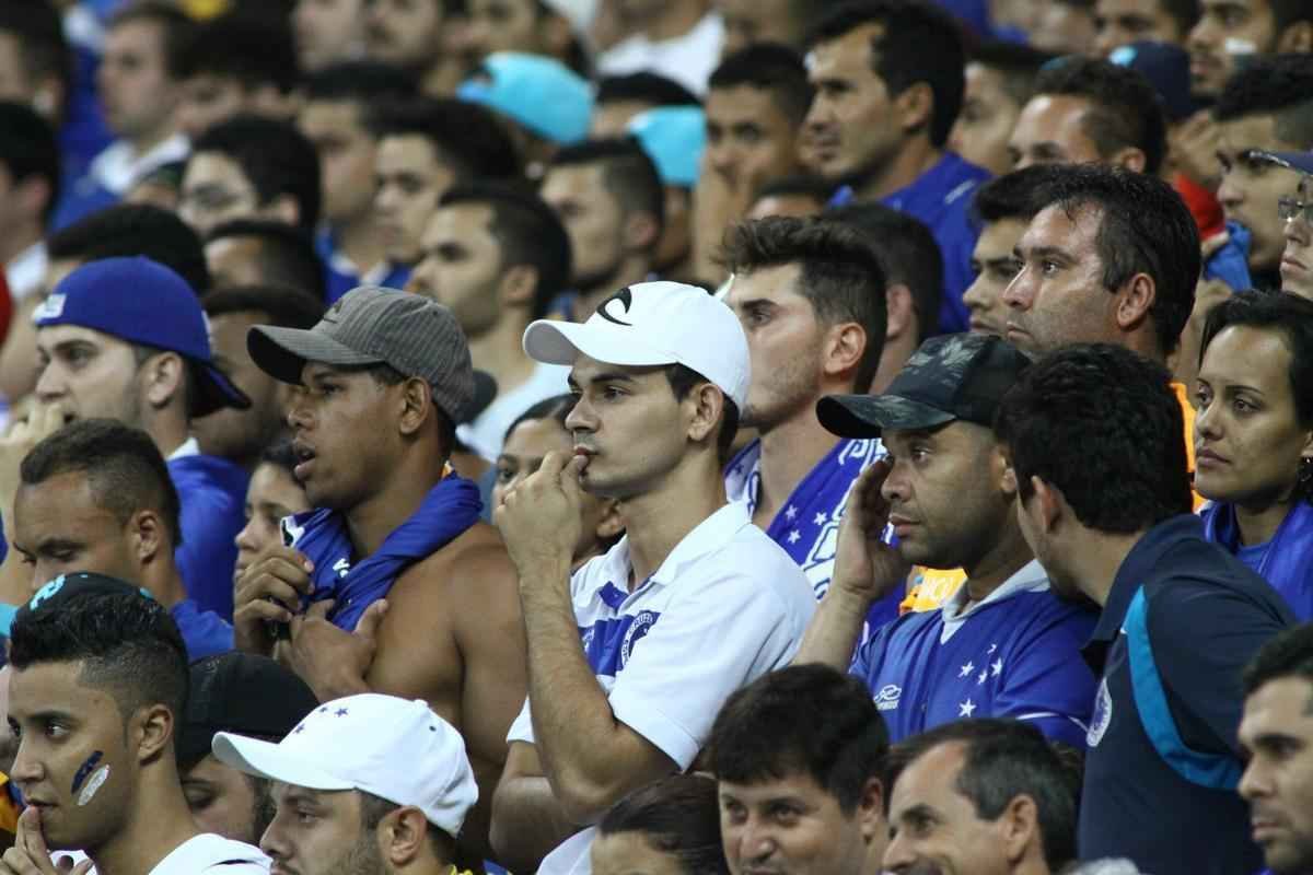 Fotos da torcida do Cruzeiro na deciso contra o Atltico