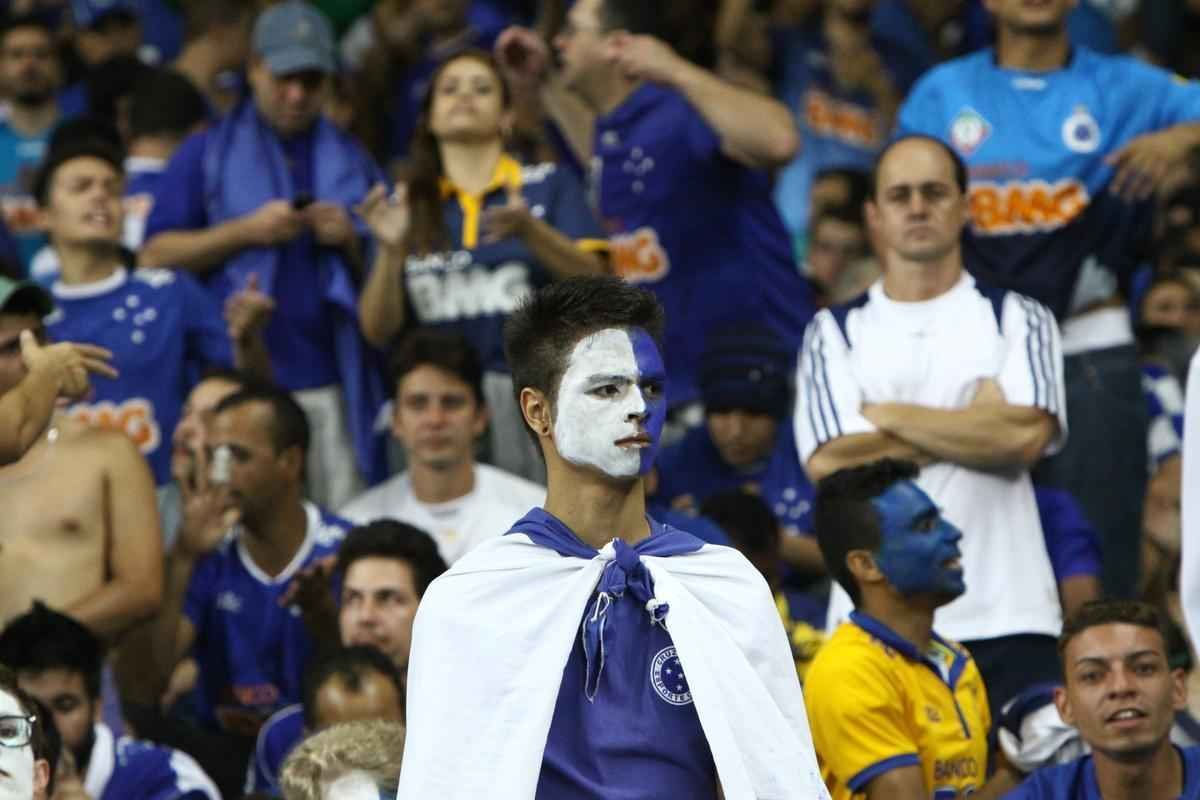 Fotos da torcida do Cruzeiro na deciso contra o Atltico