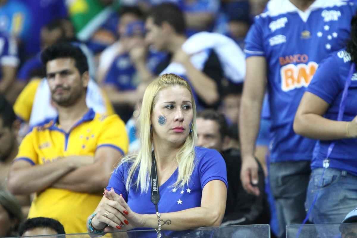 Fotos da torcida do Cruzeiro na deciso contra o Atltico