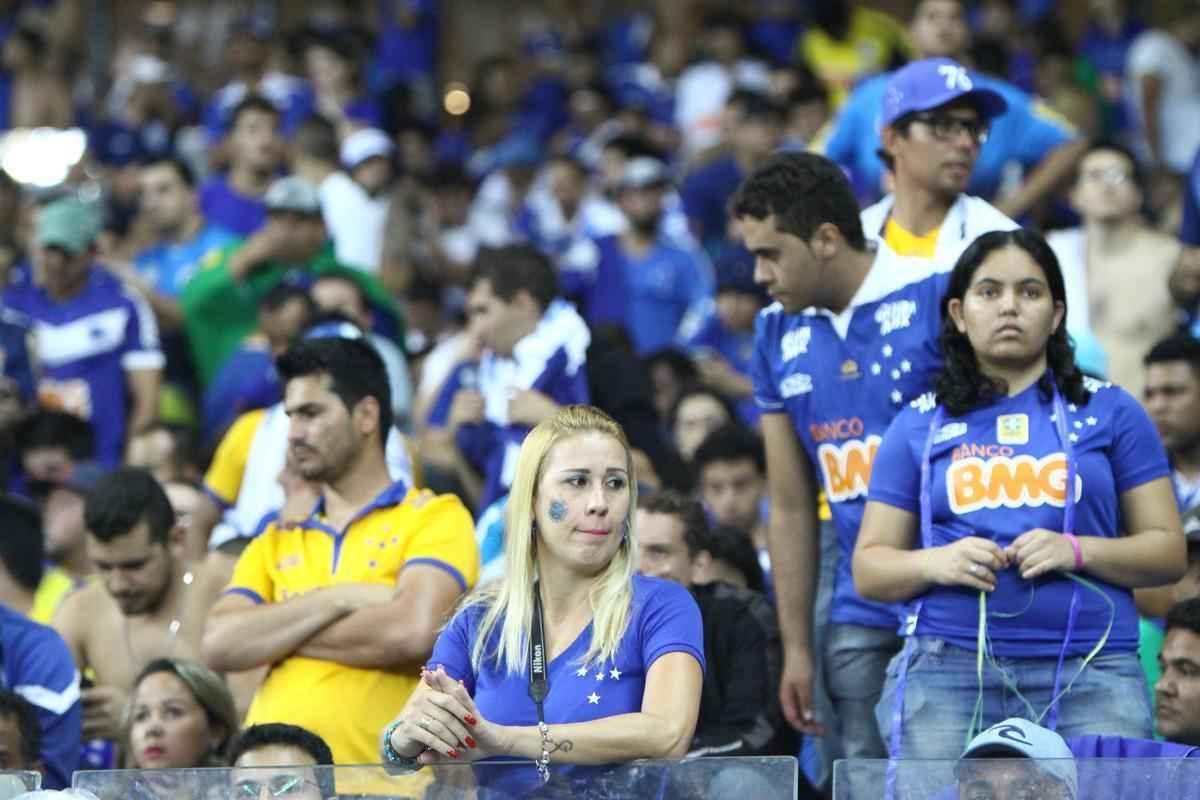 Fotos da torcida do Cruzeiro na deciso contra o Atltico