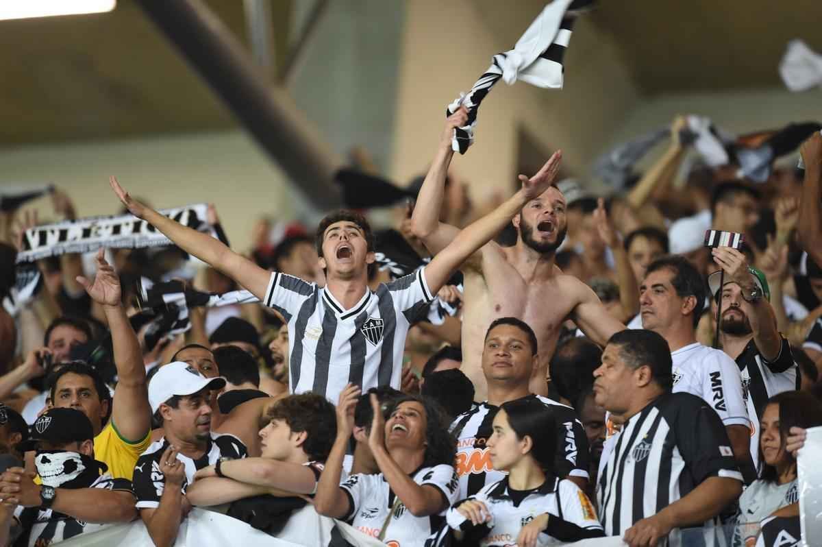 Fotos da torcida do Atltico na deciso contra o Cruzeiro