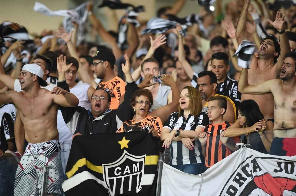 Fotos da torcida do Atltico na deciso contra o Cruzeiro