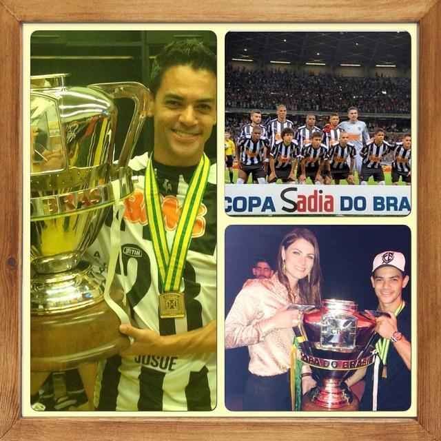 Jogadores comemoram ttulo nas redes sociais - Josu tambm comemorou nas redes sociais