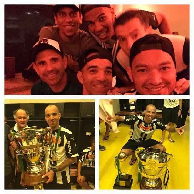 Jogadores comemoram ttulo nas redes sociais - Tardelli relatou momento com companheiros