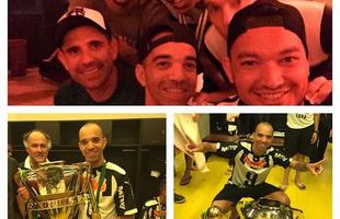 Jogadores comemoram ttulo nas redes sociais - Tardelli relatou momento com companheiros