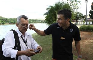Campees, Leandro Donizete e Leonardo Silva curtem ttulo indito com torcedores na Pampulha