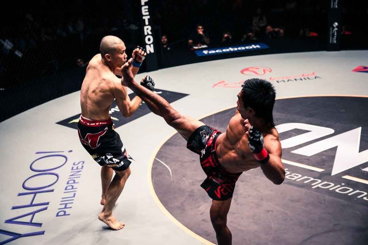 Imagens do ONE FC 23, nas Filipinas - Kevin Belingon venceu Koetsu Okazaki por deciso unnime