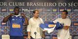 O volante Rodrigo Souza e o lateral-esquerdo Samudio foram contratados pelo Cruzeiro no início da temporada 2014