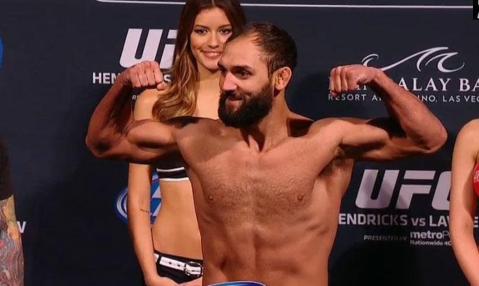 Imagens da pesagem do UFC 181, em Las Vegas - Johny Hendricks