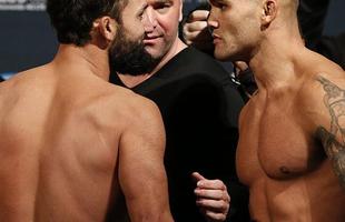 Imagens da pesagem do UFC 181, em Las Vegas - Johny Hendricks x Robbie Lawler